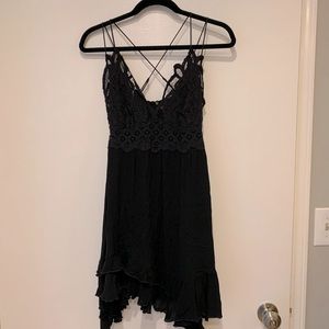 Free People Adelaide Slip - Black